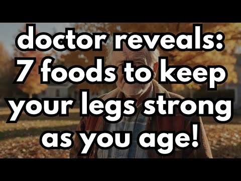 WARNING Your Legs Fade First! 7 Essential Foods Seniors MUST Eat for Strong, healthy legs